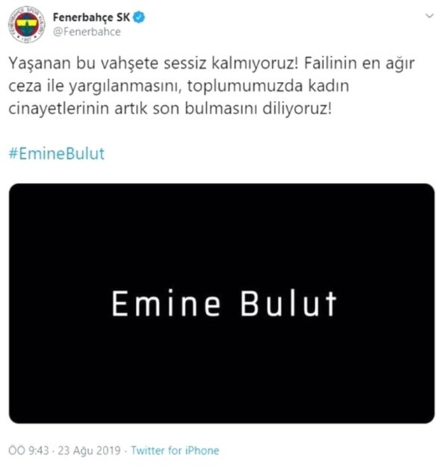 Spor camiası Emine Bulut için kenetlendi