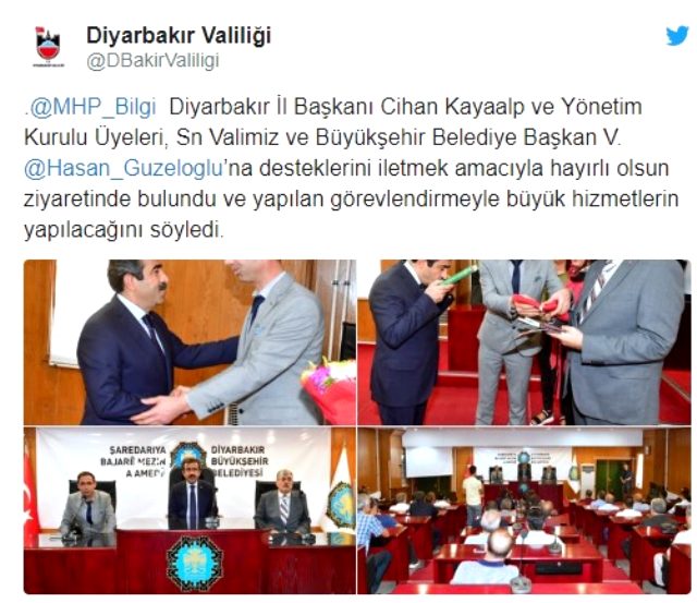 MHP, Diyarbakır Büyükşehir Belediyesi'ni 19 yıl sonra yeniden ziyaret etti