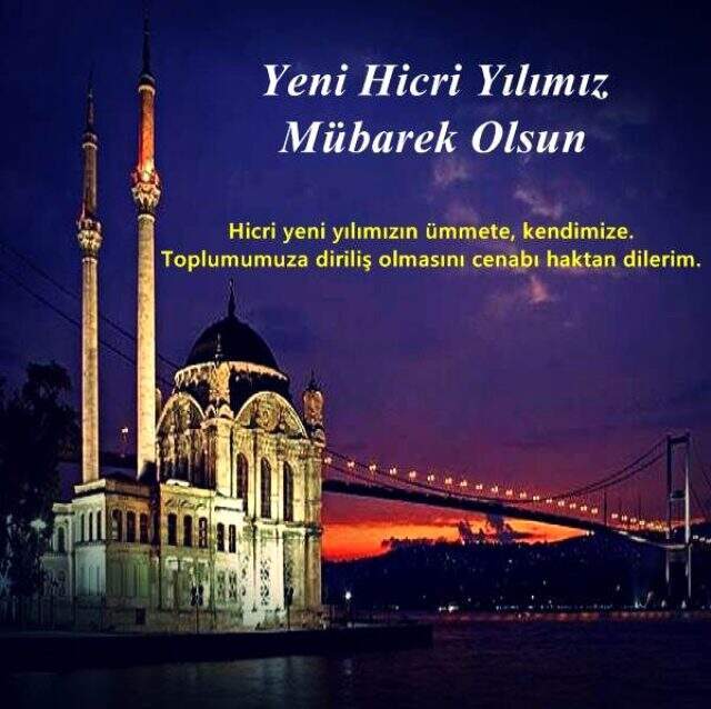 Hicri yılbaşı mesajları - Mübarek Hicri yılbaşı için resimli mesajlar