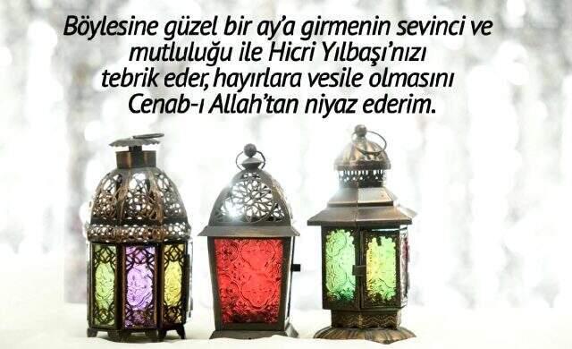 Hicri yılbaşı mesajları - Mübarek Hicri yılbaşı için resimli mesajlar