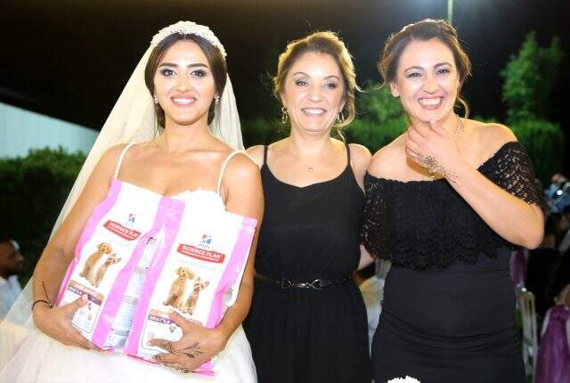 Geline altın yerine mama taktılar
