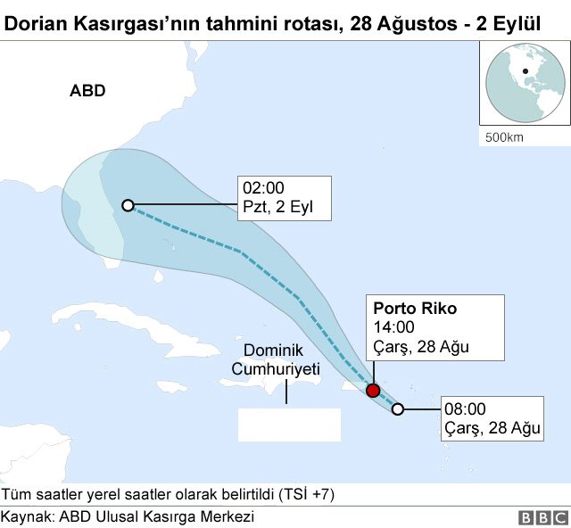 Dorion Kasırgası Bahamalar'da en az 5 kişiyi öldürdü!