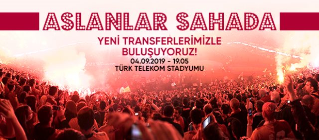 Galatasaray, yeni transferler için 4 Eylül'de imza töreni düzenleyecek!