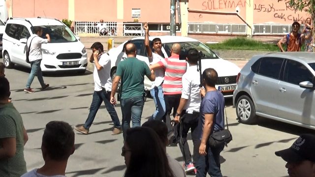 HDP'liler ile Vatan Partililer arasında gerginlik! Ortalık bir anda karıştı