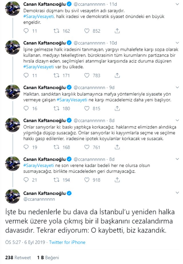 Canan Kaftancıoğlu, hakkında verilen hapis cezasını rap paylaşımıyla eleştirdi