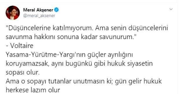 İYİ Parti Genel Başkanı Meral Akşener 