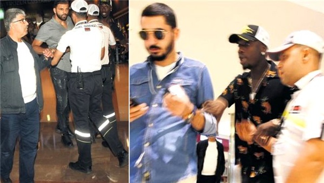 Diagne olay çıkardı! Boğazına sarılıp tehdit etti