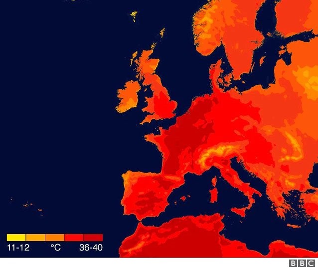 Fransa'daki aşırı sıcaklıklar, bin 435 kişinin ölümüne neden oldu