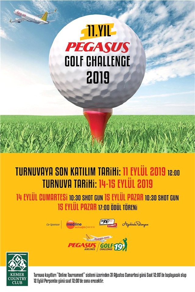 <a class='keyword-sd' href='/pegasus/' title='Pegasus'>Pegasus</a> Golf Challenge Turnuvası 14-15 Eylül'de <a class='keyword-sd' href='/kemer-country/' title='Kemer Country'>Kemer Country</a> Club'ta!