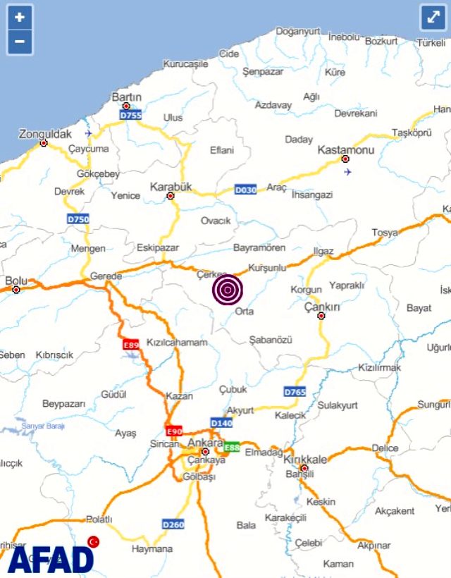 Çankırı'da art arda iki deprem! Ankara'da da hissedildi
