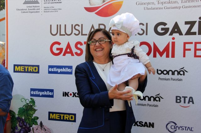 Uluslararası Gaziantep Gastronomi Festivali'nde 9 down sendromlu çocuk birincilik için yarıştı