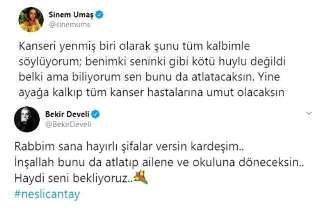 Ünlü isimler, dördüncü kez kansere yakalanan Neslican Tay için tek yürek oldu Ünlü isimler, dördüncü kez kansere yakalanan Neslican Tay için tek yürek oldu