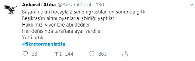 Beşiktaş taraftarı isyan etti: Fikret Orman istifa