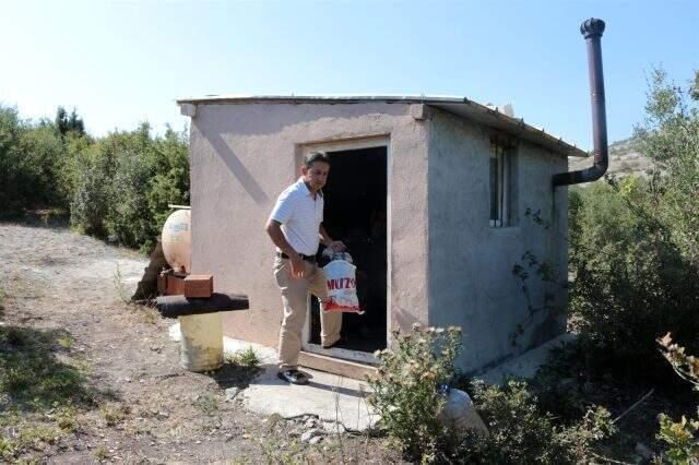 40 yıllık mağara hayatı biten İskender amca, banyo taleplerini geri çevirdi