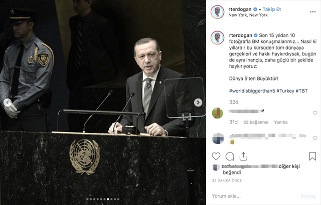 Cumhurbaşkanı Erdoğan'ın Instagram paylaşımı, 15 yılda yaşadığı değişimi gözler önüne serdi