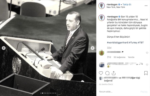 Cumhurbaşkanı Erdoğan'ın Instagram paylaşımı, 15 yılda yaşadığı değişimi gözler önüne serdi