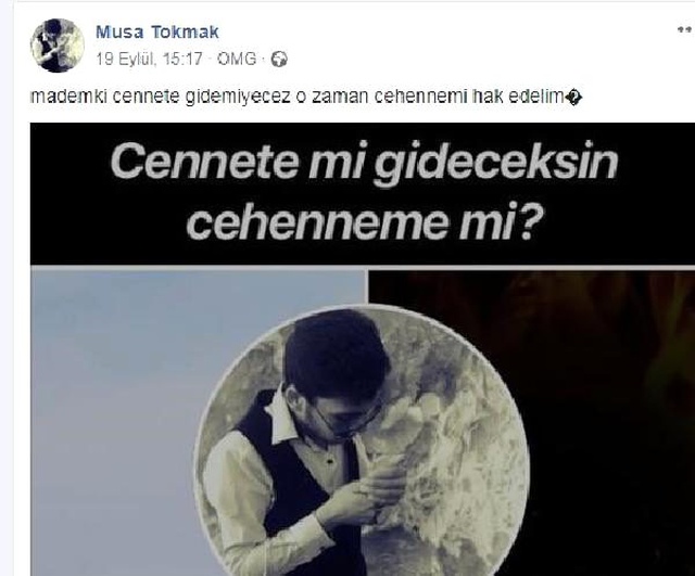 Kayınpederini öldüren damattan kan donduran paylaşım: Cehennemi hak edelim