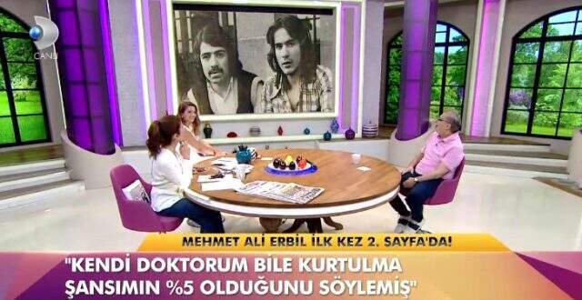 235 gün yoğun bakımda yatan Mehmet Ali Erbil, canlı yayında gözyaşlarına hakim olamadı