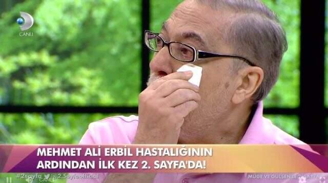 235 gün yoğun bakımda yatan Mehmet Ali Erbil, canlı yayında gözyaşlarına hakim olamadı