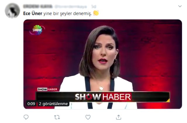 Show TV spikeri Ece Üner'in 