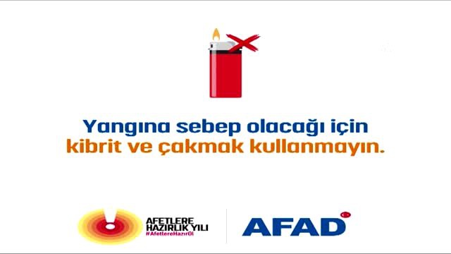 AFAD'dan depreme ilişkin videolu uyarı