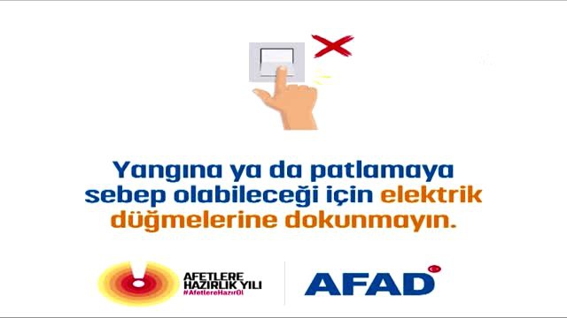 AFAD'dan depreme ilişkin videolu uyarı