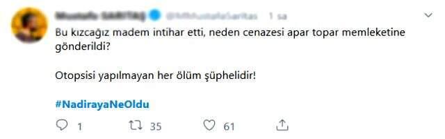 AK Partili vekil Şirin Ünal'ın evinde ölü bulunan Nadira Kadirova sosyal medyada gündem oldu