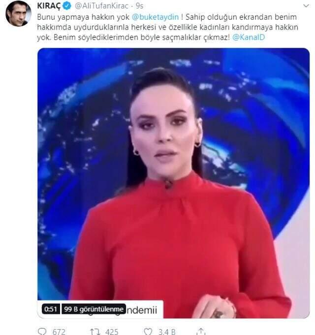 Kıraç'tan kendisine 