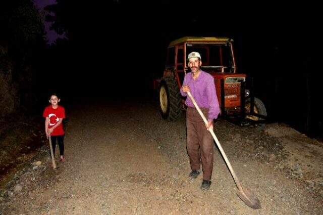 Muğla kızının okula gidebilmesi için veresiye yol yaptırdı Çiftçi baba, belediyeden