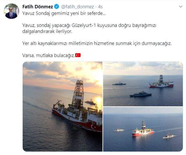Rum medyası Mersin'e giden Yavuz sondaj gemisinin güzergahını dakika dakika izledi Rum medyası <a class='keyword-sd' href='/mersin/' title='Mersin'>Mersin</a>'e giden Yavuz sondaj gemisinin güzergahını dakika dakika izledi
