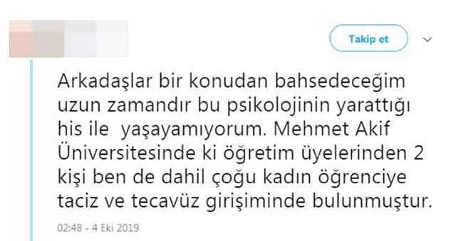 MAKÜ'de bir öğretim görevlisinin kız öğrencileri taciz ettiği iddiasına rektörlükten açıklama: Suç duyurusunda bulunuldu