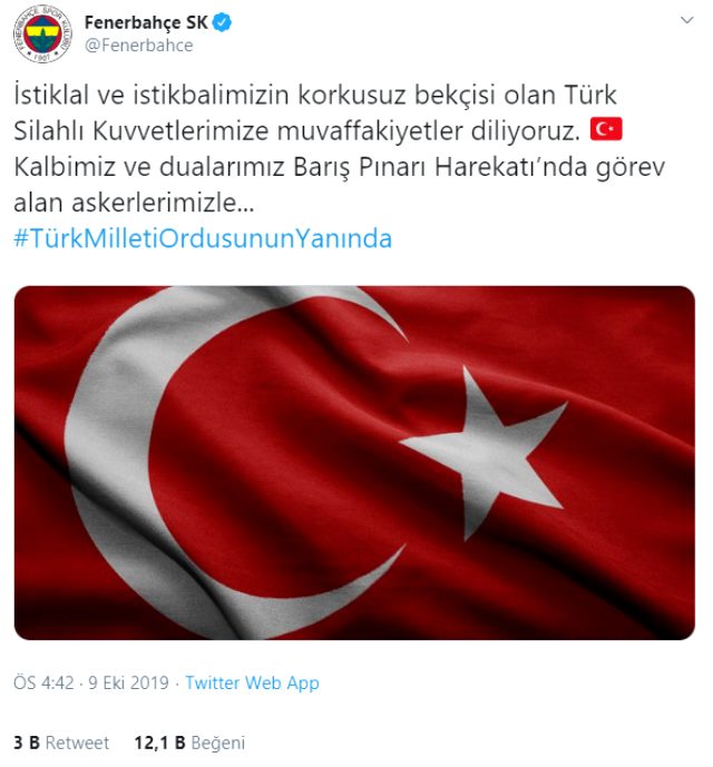 <a class='keyword-sd' href='/futbol/' title='Futbol'>Futbol</a> camiasından Barış Pınarı Harekatı'na destek!