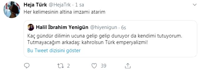 HDP'li Ahmet Türk'ün torunu Heja Türk'ten skandal paylaşım