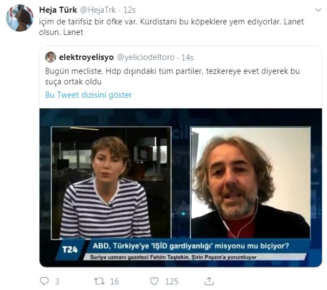 HDP'li Ahmet Türk'ün torunu Heja Türk'ten skandal paylaşım