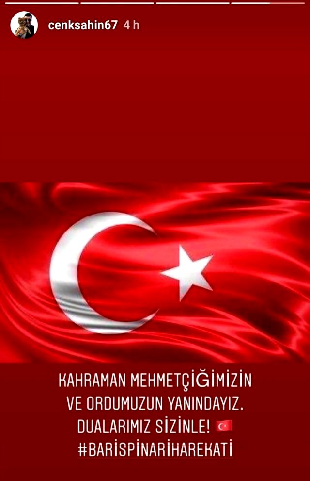 Mehmetçik'e destek verdiği için eleştirilen Enver Cenk Şahin, Türkiye'ye geliyor!