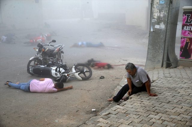 Teröristlerden Nusaybin'e havanlı saldırı: 8 şehit, 35 yaralı