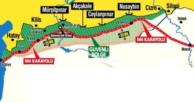 Barış Pınarı Harekatı'nda, terör örgütünün lojistik faaliyet yürüttüğü M4 kara yoluna ulaşıldı