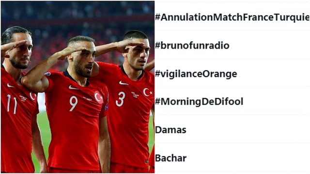 Fransızlardan milli maç öncesi sosyal medyada 'asker selamı' kampanyası: Maç iptal edilsin