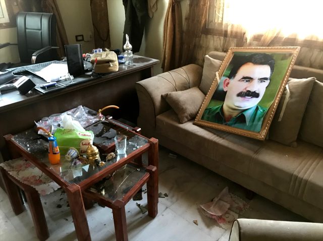 YPG'nin DEAŞ'lı teröristleri bırakarak boşalttığı hapishane görüntülendi