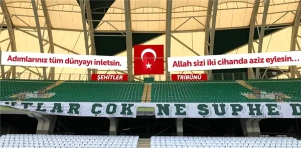 Konyaspor'dan 'Şehitler Tribünü' kararı