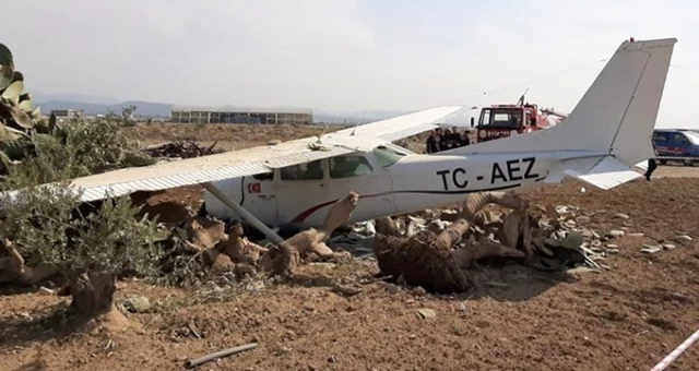 Antalya'nın Manavgat ilçesinde sivil eğitim uçağı düştü: Ölen ya da yaralanan yok