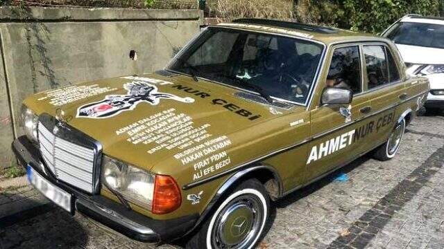 Ahmet Nur Çebi aracı, genel kurula damga vurdu! Ahmet Nur Çebi aracı, güne damga vurdu!