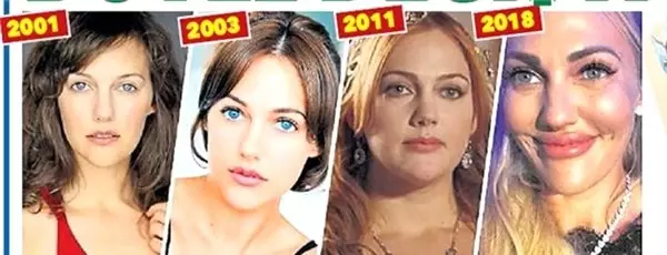 Meryem Uzerli'nin yıllar içindeki değişimi