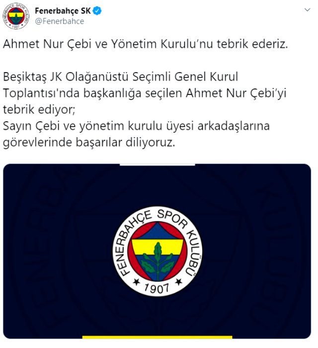 Beşiktaş'ın yeni başkanı Ahmet Nur Çebi oldu!