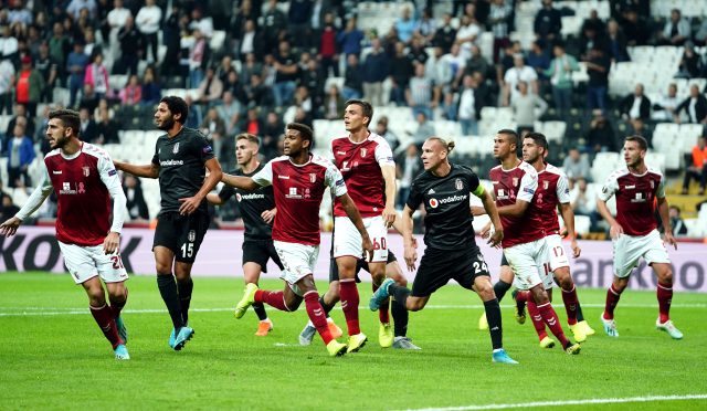 Beşiktaş, Braga'ya 2-1 mağlup oldu!