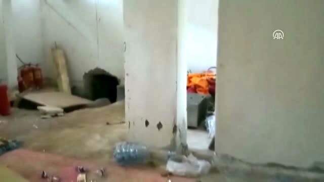 Barış Pınarı Harekatı'nda terörden arındırılan Rasulayn'da, YPG'nin hastanenin altına tünel kazdığı tünel ortaya çıktı