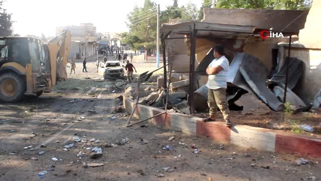 Tel Abyad'da bomba yüklü araç patladı: 4 yaralı