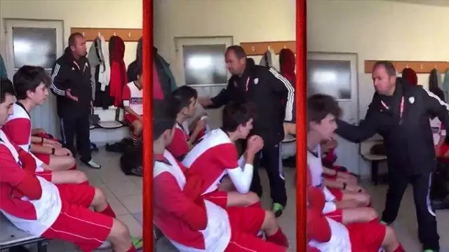 Antrenörden skandal hareket! Futbolculara sıra dayağı attı