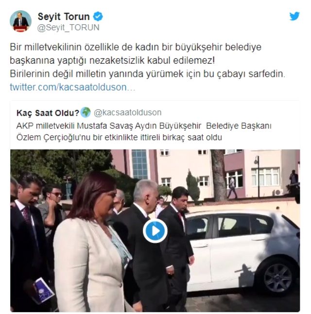 Özlem Çerçioğlu'nu ittiren AK Partili vekil, kendisini savundu: Omuz atmadım, kendileri yer verdi