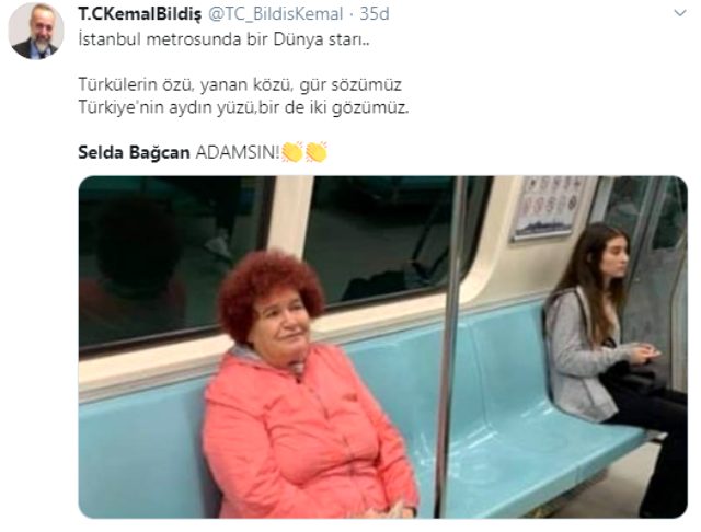 Selda Bağcan'ın İstanbul metrosunda çekilen fotoğrafı sosyal medyada gündem oldu